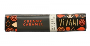 Čokoláda mléčná s karamelovou náplní BIO - 40g Vivani