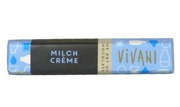Čokoláda s mléčným krémem BIO - 40g Vivani