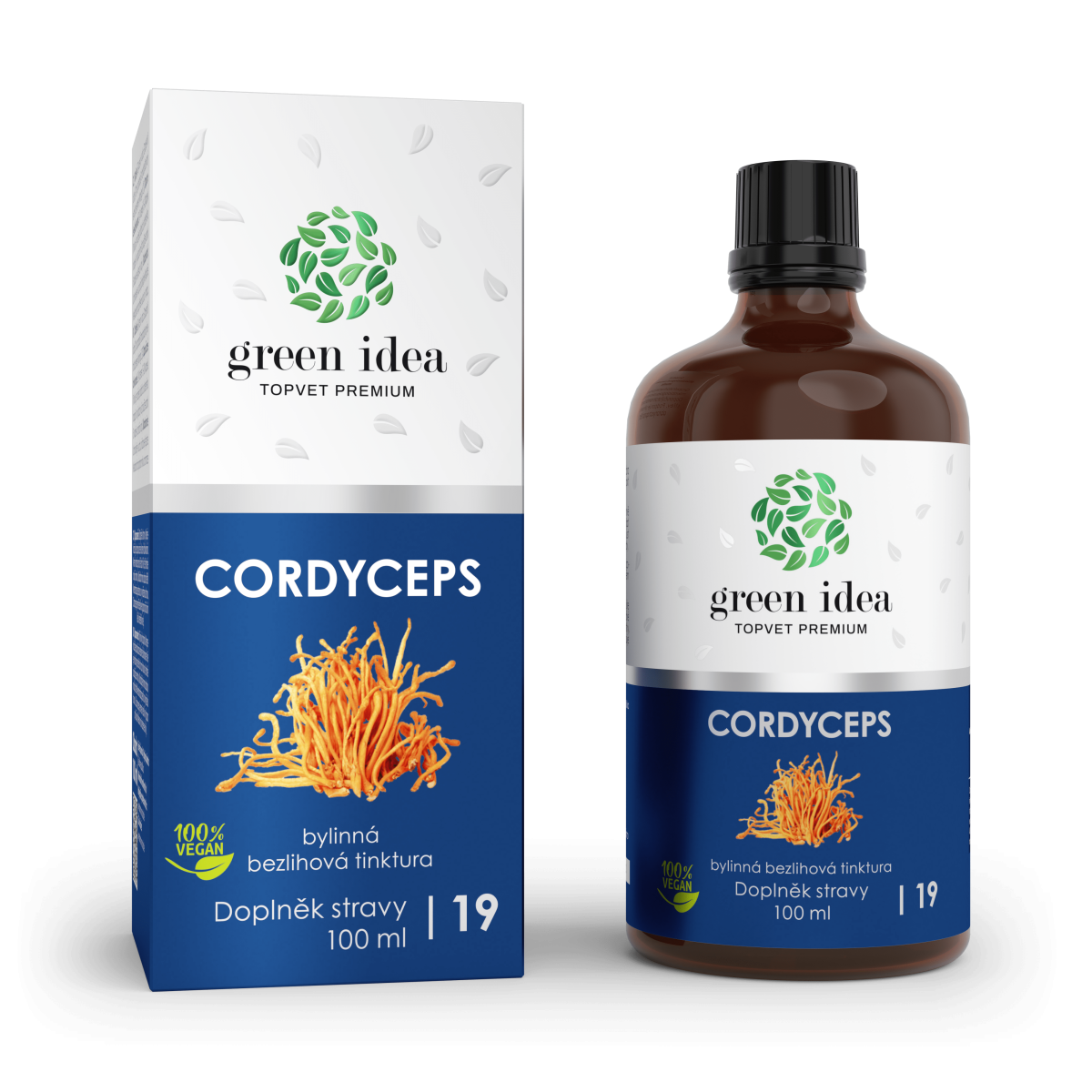 Cordyceps - bezlihová tinktura na vitalitu