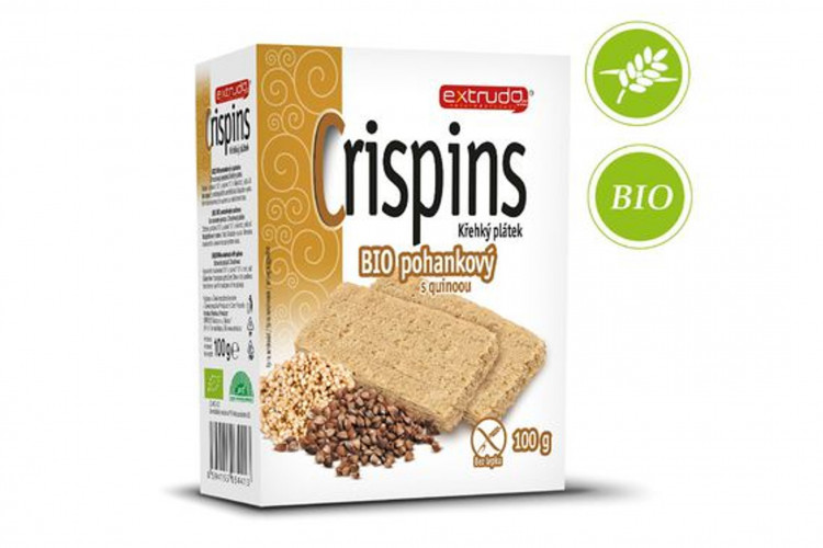 Crispins BIO křehký plátek pohankový s quinoou 100g