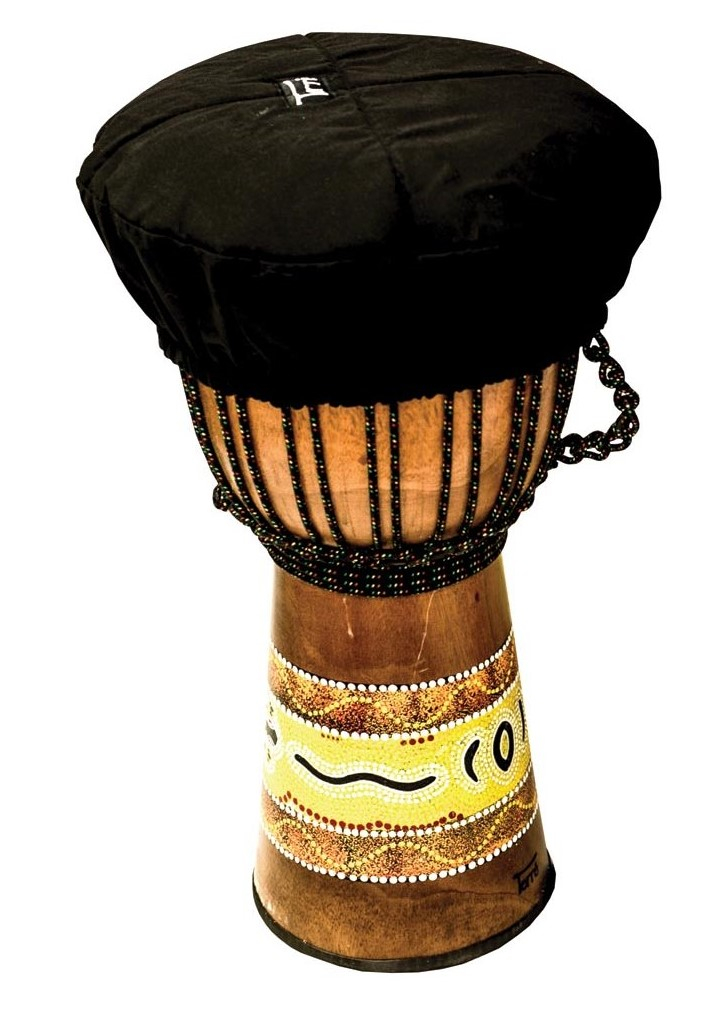  Čepice pro Djembe a Šamanský buben - ochrana kůže 35-38 CM černá