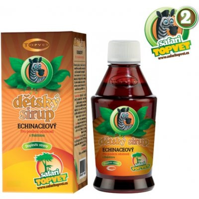 Topvet Dětský sirup s fruktózou Echinacea 300g