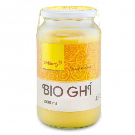 BIO Ghí - přepuštěné máslo 1000 ml Wolfberry