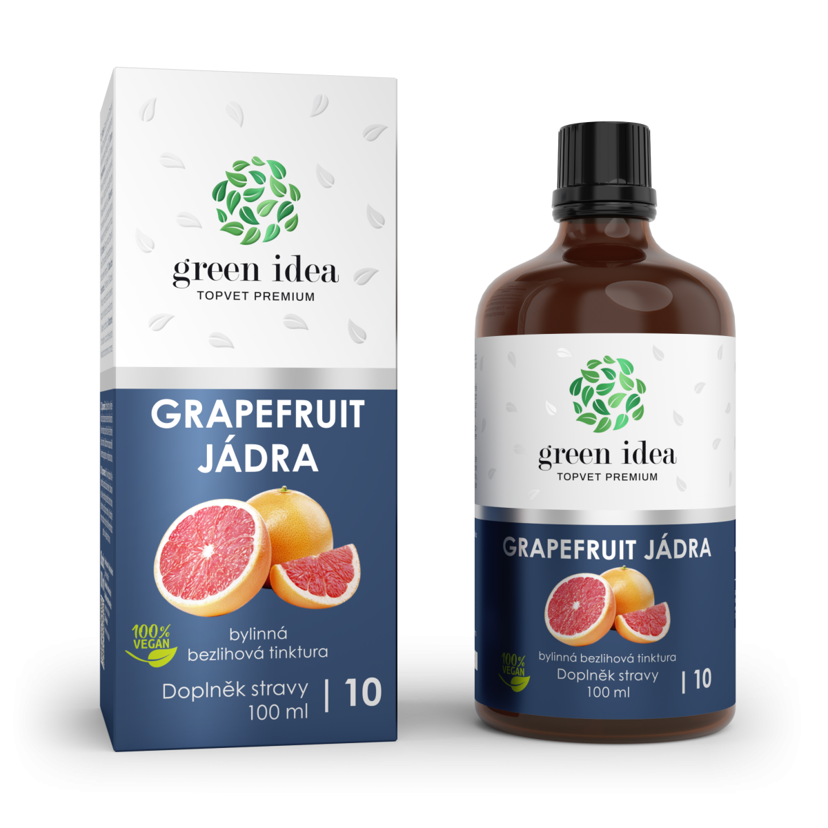 Grapefruit jádra - bezlihová tinktura na imunitu