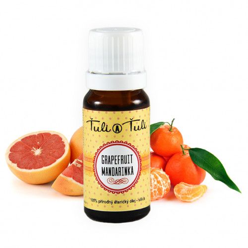 Grapefruit-mandarinka přírodní esenciální olej