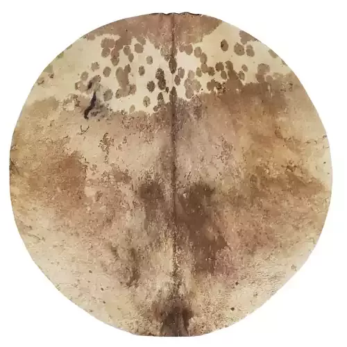  Jelení kůže na šamanský buben - tenká 0,4 - 0,6 mm oholená