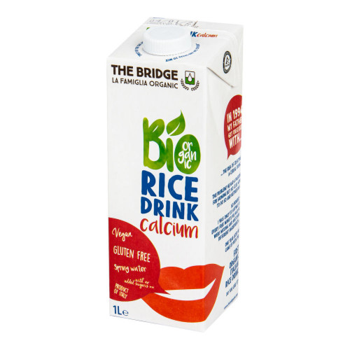 Nápoj rýžový kalcium 1 L BIO THE BRIDGE