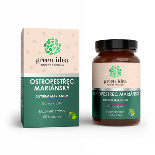 Ostropestrec mariánský - kapsule 60ks Topvet - antioxidant, správné fungování jater