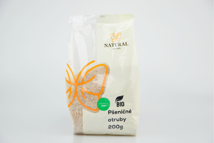 Natural Jihlava - Otruby pšeničné BIO 200 g Natural Jihlava