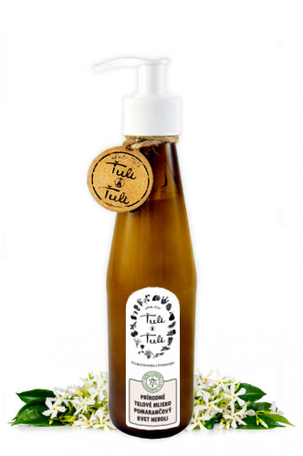 Ťuli a Ťuli přírodní tělové mléko Pomerančový květ Neroli 250 ml