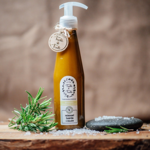 Přírodní šampon 5 olejů Rozmarýn-Citronová tráva