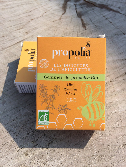 Propolia BIO propolisové pastilky Med - Rozmarýn - Anýz