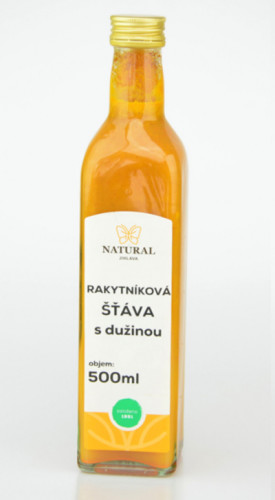 Rakytníková šťáva s dužinou 90% 500ml