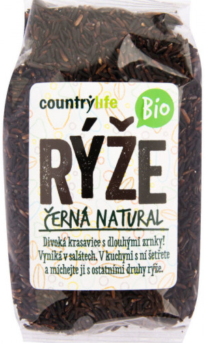 Rýže černá natural 500 g BIO COUNTRY LIFE