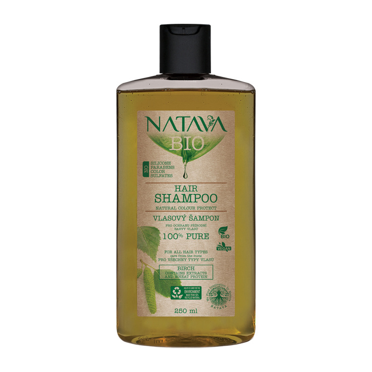 Vlasový šampon Bříza - Pro ochranu přírodní barvy vlasů