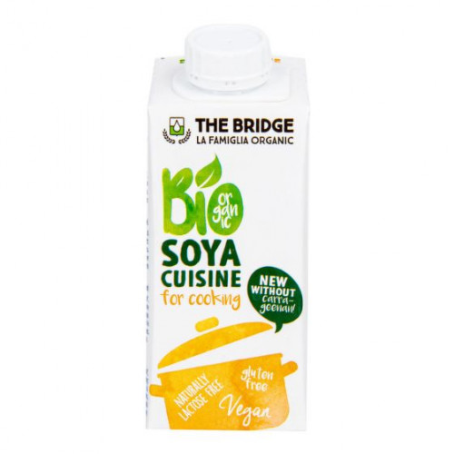 Sójová alternativa smetany 7% tuku 200 ml BIO THE BRIDGE