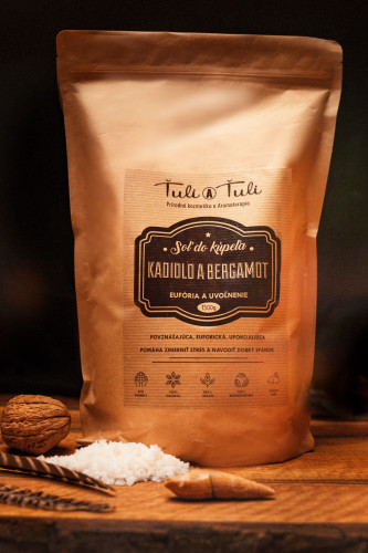 SŮL DO KOUPELE KADIDLO A BERGAMOT 1,5 KG