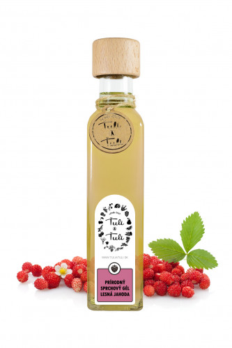 Přírodní sprchový gel Lesní jahoda 500ml