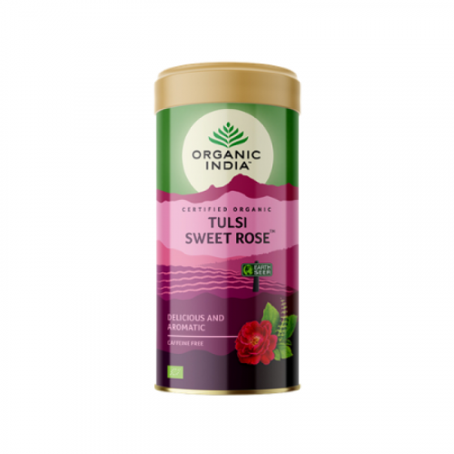 Tulsi Sweet Rose Organic India BIO 100 g plech