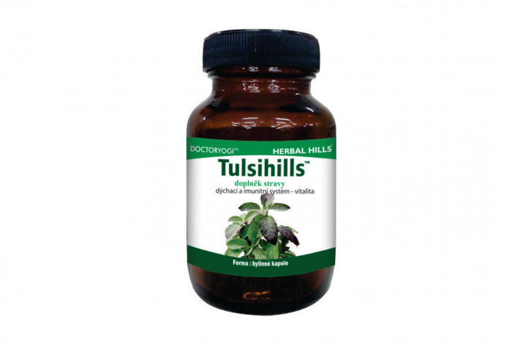 Tulsihills 60 kapslí Herbal Hills - imunitní systém - antioxidant