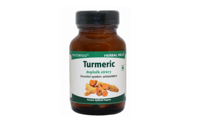 Turmeric 60 kapslí Herbal Hills - trávení, imunitní systém, antioxidant