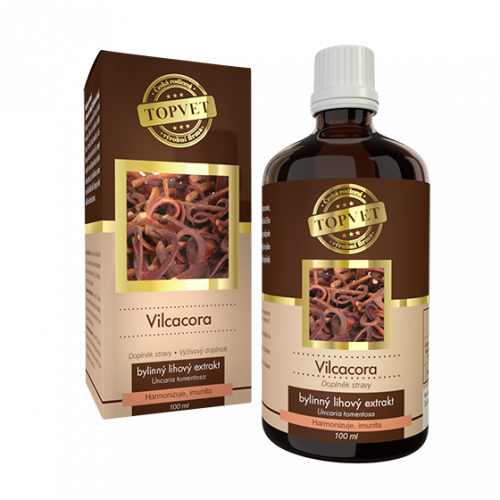 Vilcacora tinktura - kapky 100 ml Topvet - psychická rovnováha, stimulace imunitního systému a organismu