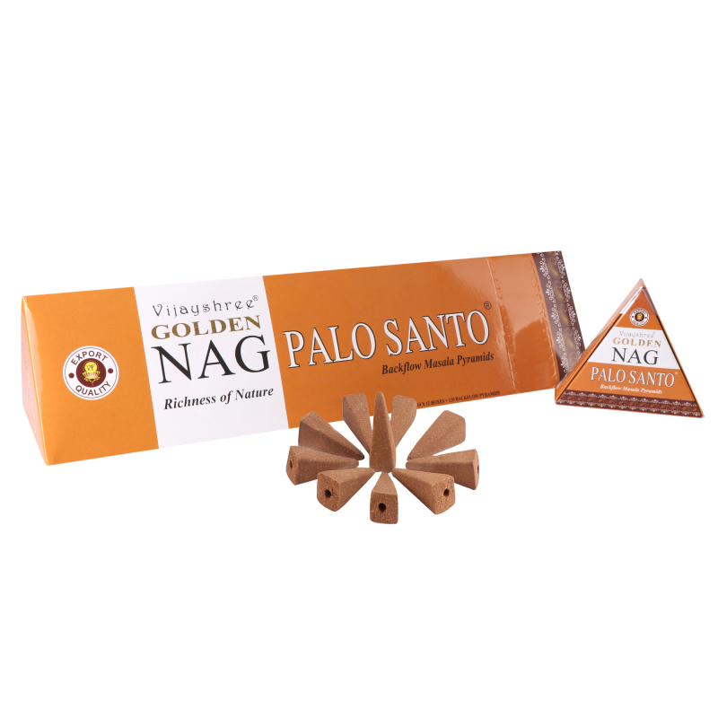 Vonné kužely GOLDEN NAG - tekoucí dým - Palo Santo
